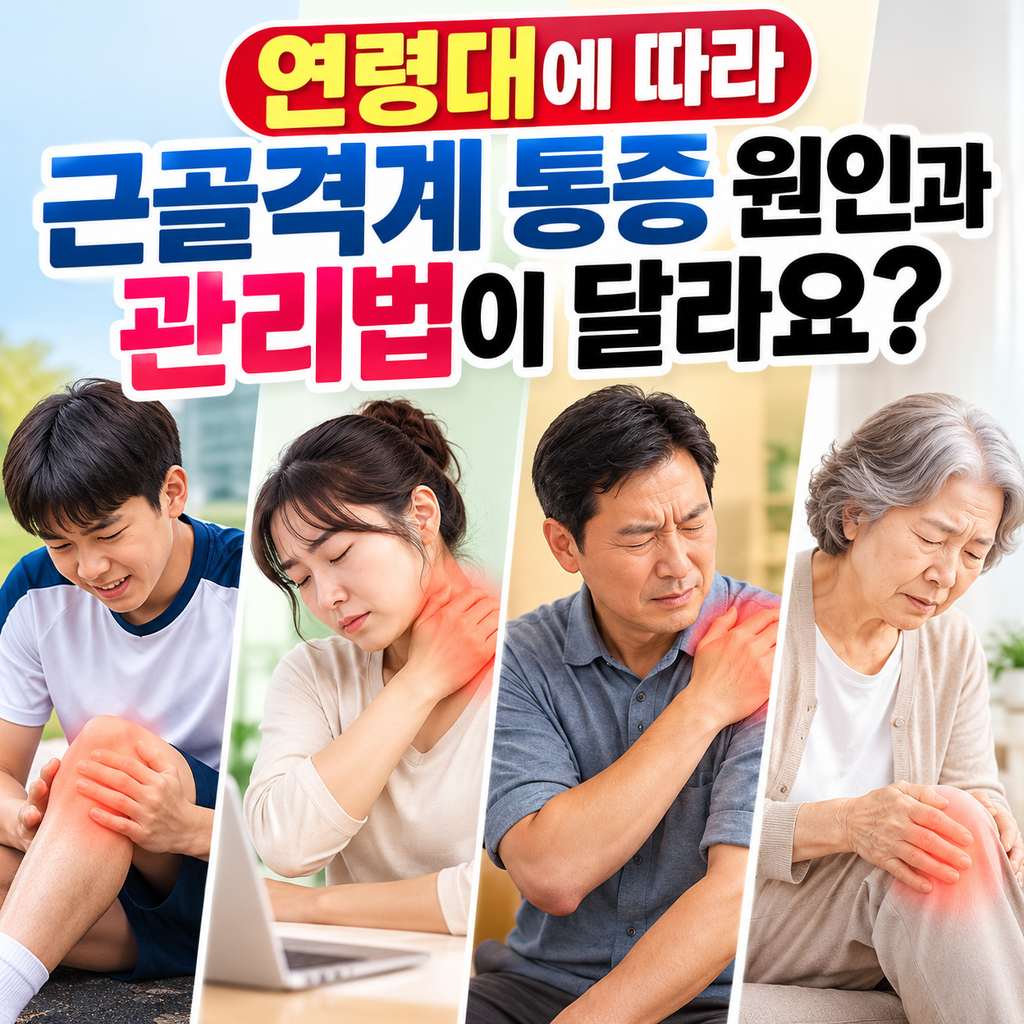 연령대별 근골격계 통증 관리법
